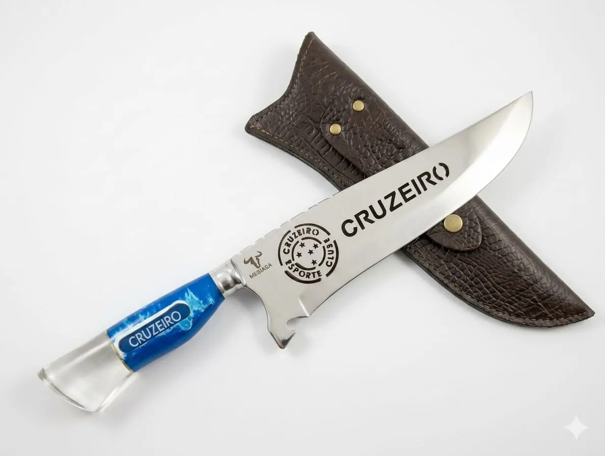 Faca Para Churrasco Mr. Brasa Aço Inox